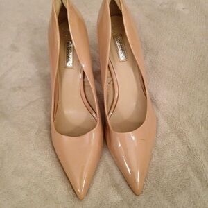 Christian Siriano Blush Patent Leather Heels